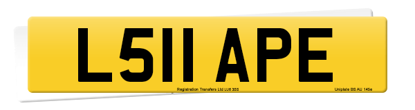 Registration number L511 APE